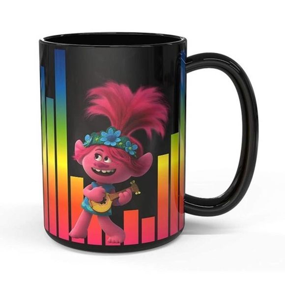Zach designs trolls world tour Color changing Trolls Movie Ceramic Mug - Picture 1 of 2